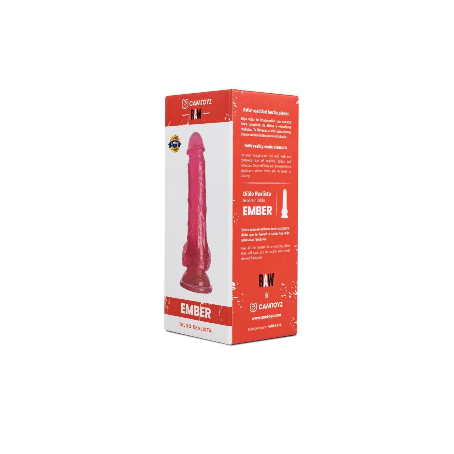 Dildo Realista Ember Rosado 20.5 cm Camtoyz