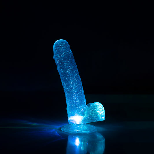 Raw Dildo Realista Nebula Transparente