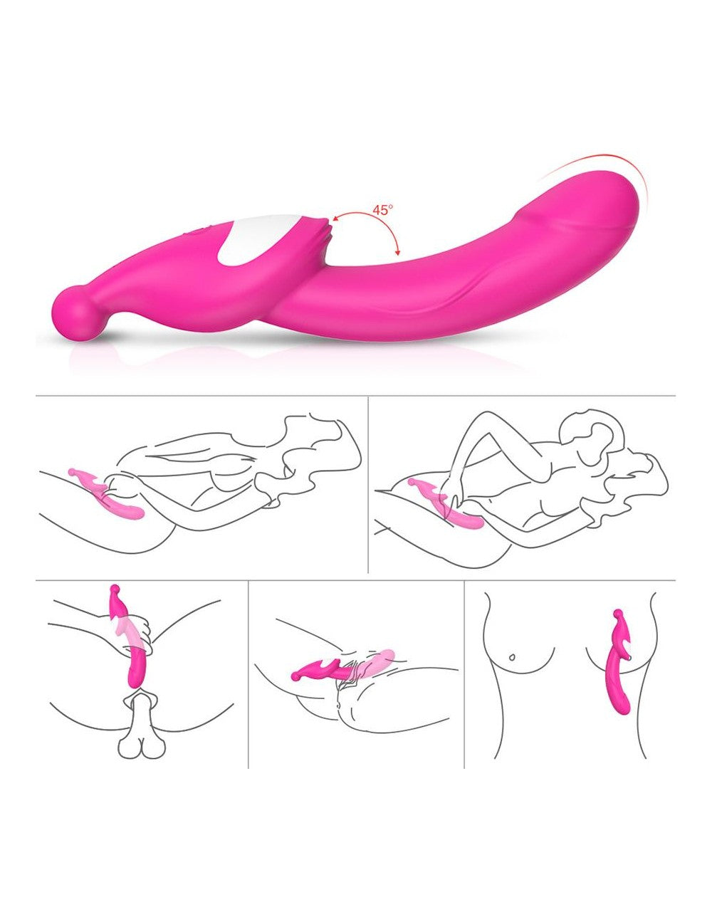 Vibrador Doble Función Vine - Shande