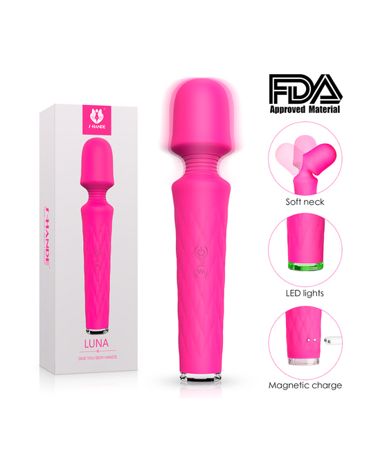 Vibrador Masajeador Luna Magenta - Shande