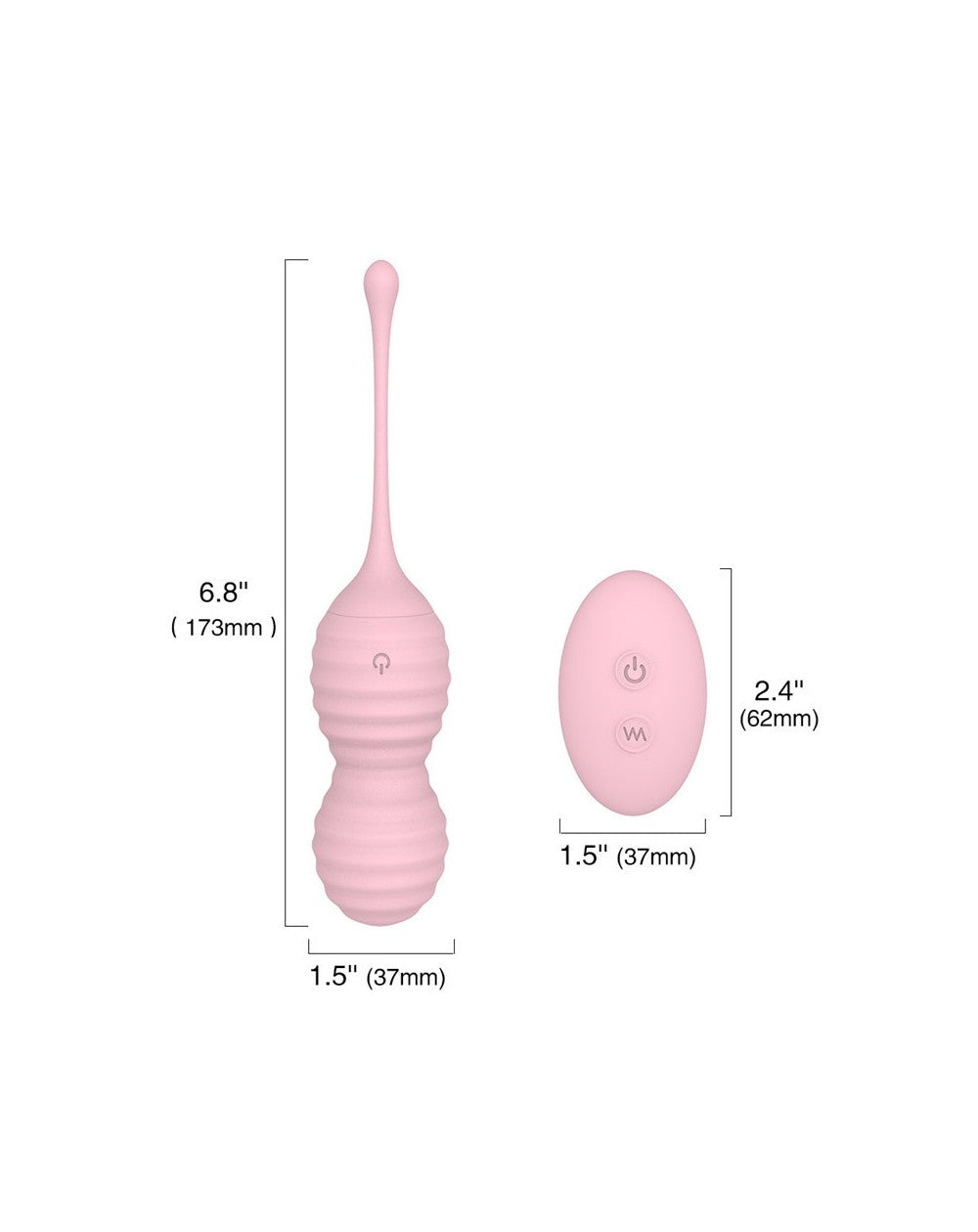 Rolling Rose Vibrador Bolas Kegel