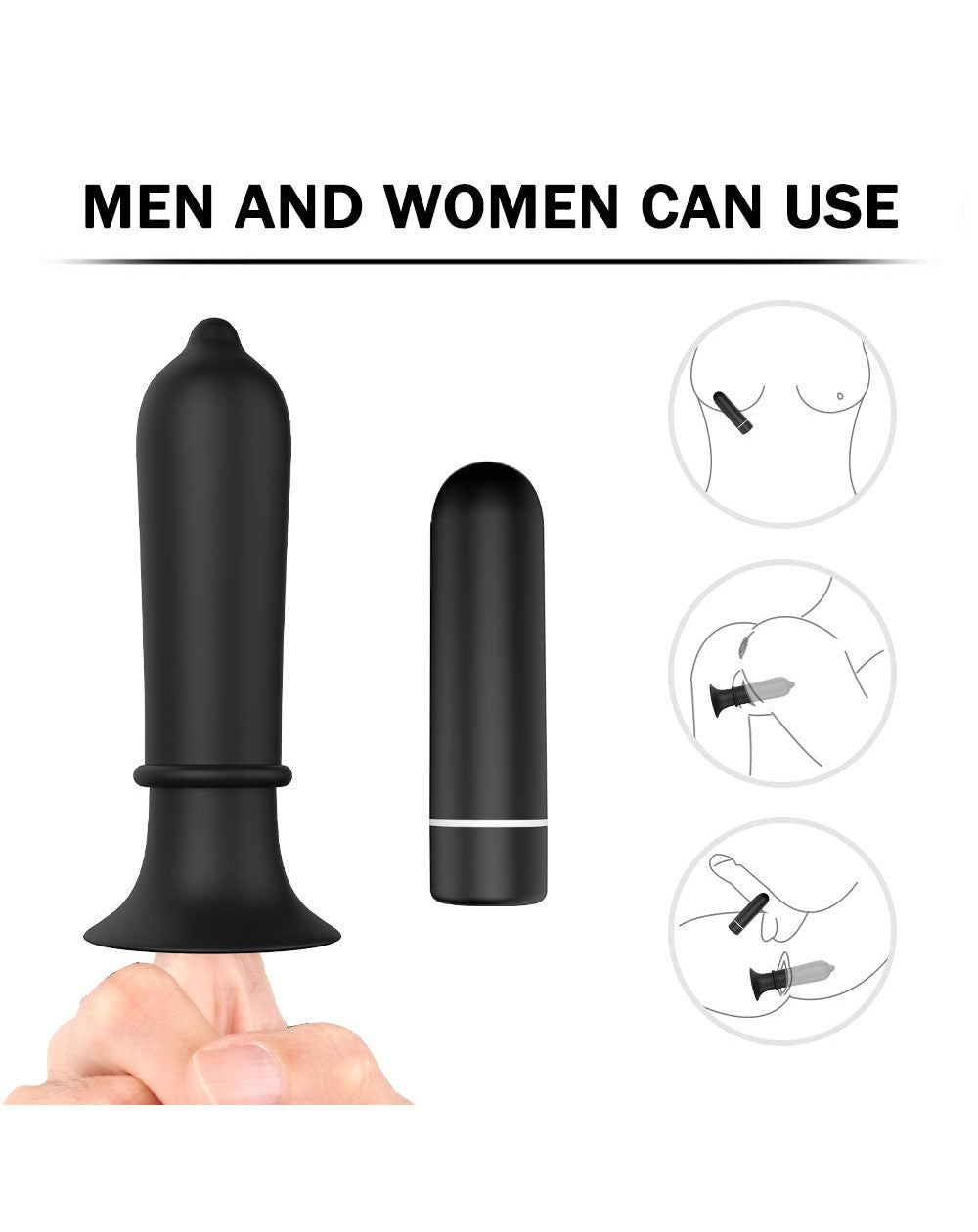 Titi Mini Vibrador Y Funda - Shande