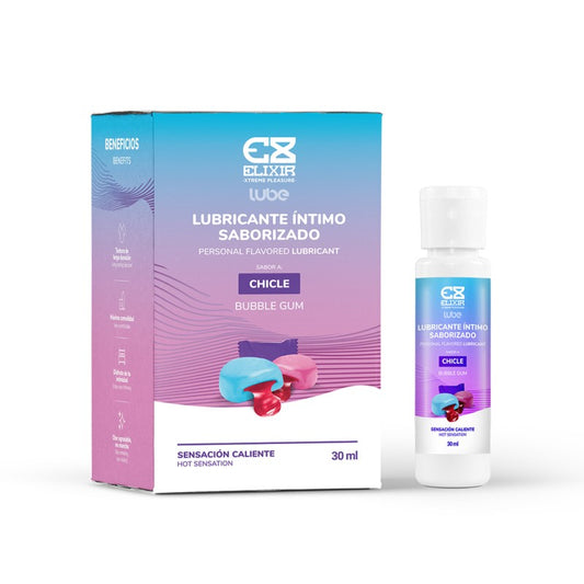 Lubricante Íntimo Saborizado Chicle 30 Ml Elixir