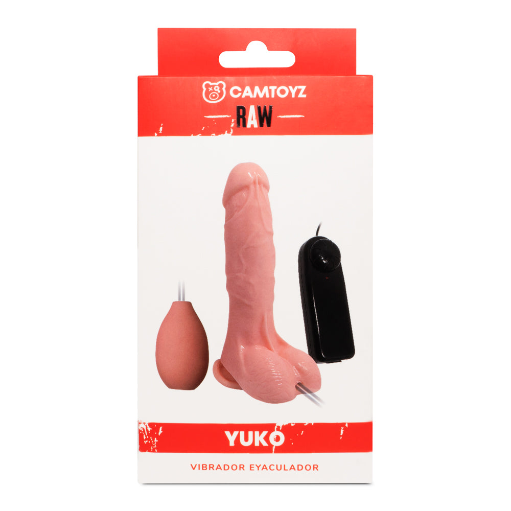 Raw Vibrador Realista Eyaculador Yuko 19,3 cm