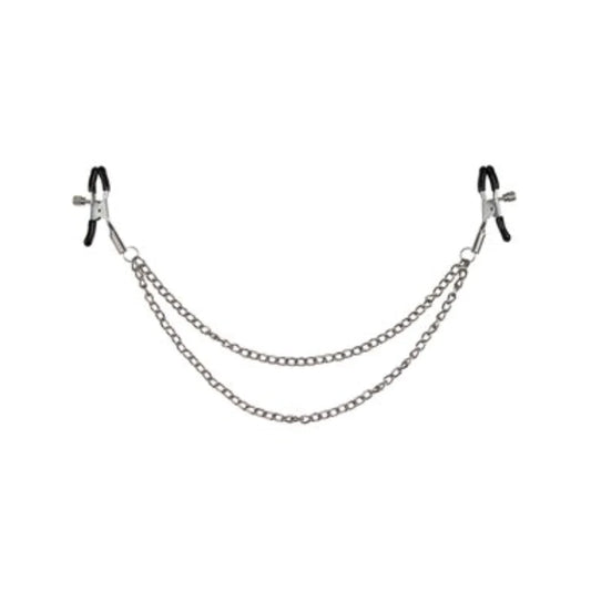 Nipple Clamps Metal Silver