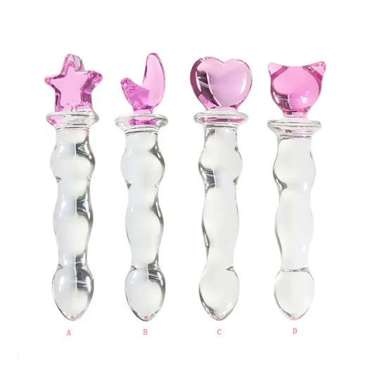 Dildo Anal y Vaginal en Cristal Talla S