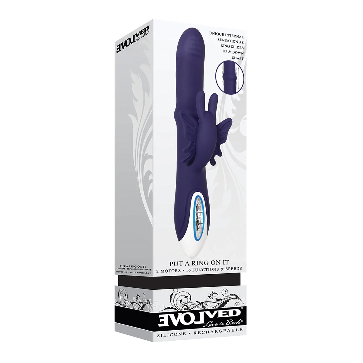 Vibrador con Anillo Masajeador - Evolved