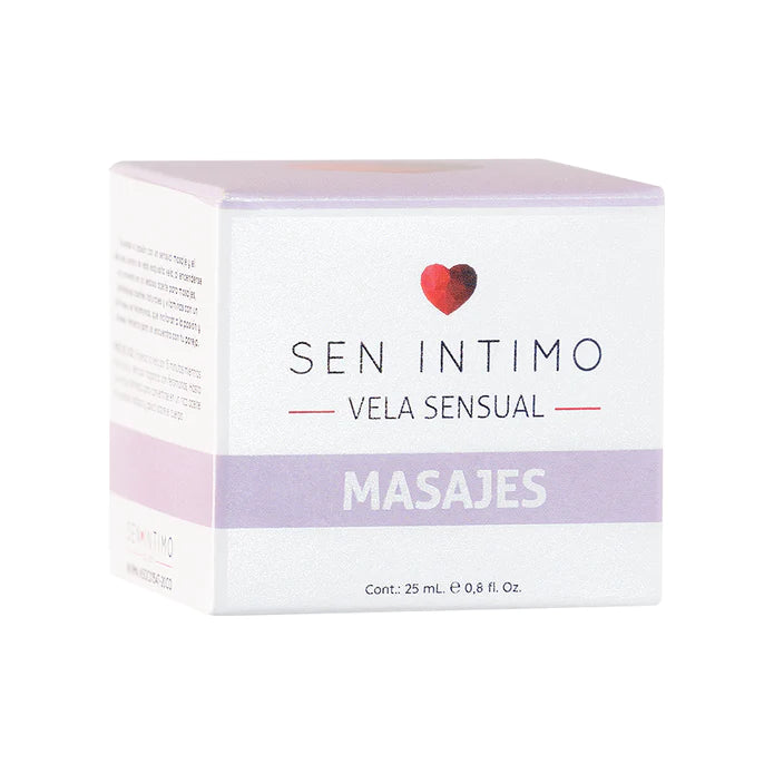 Vela De Masajes Sensual 25 Ml Sen Intimo